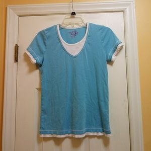 Made For Life Women's Shirt Size Small Blog Blue